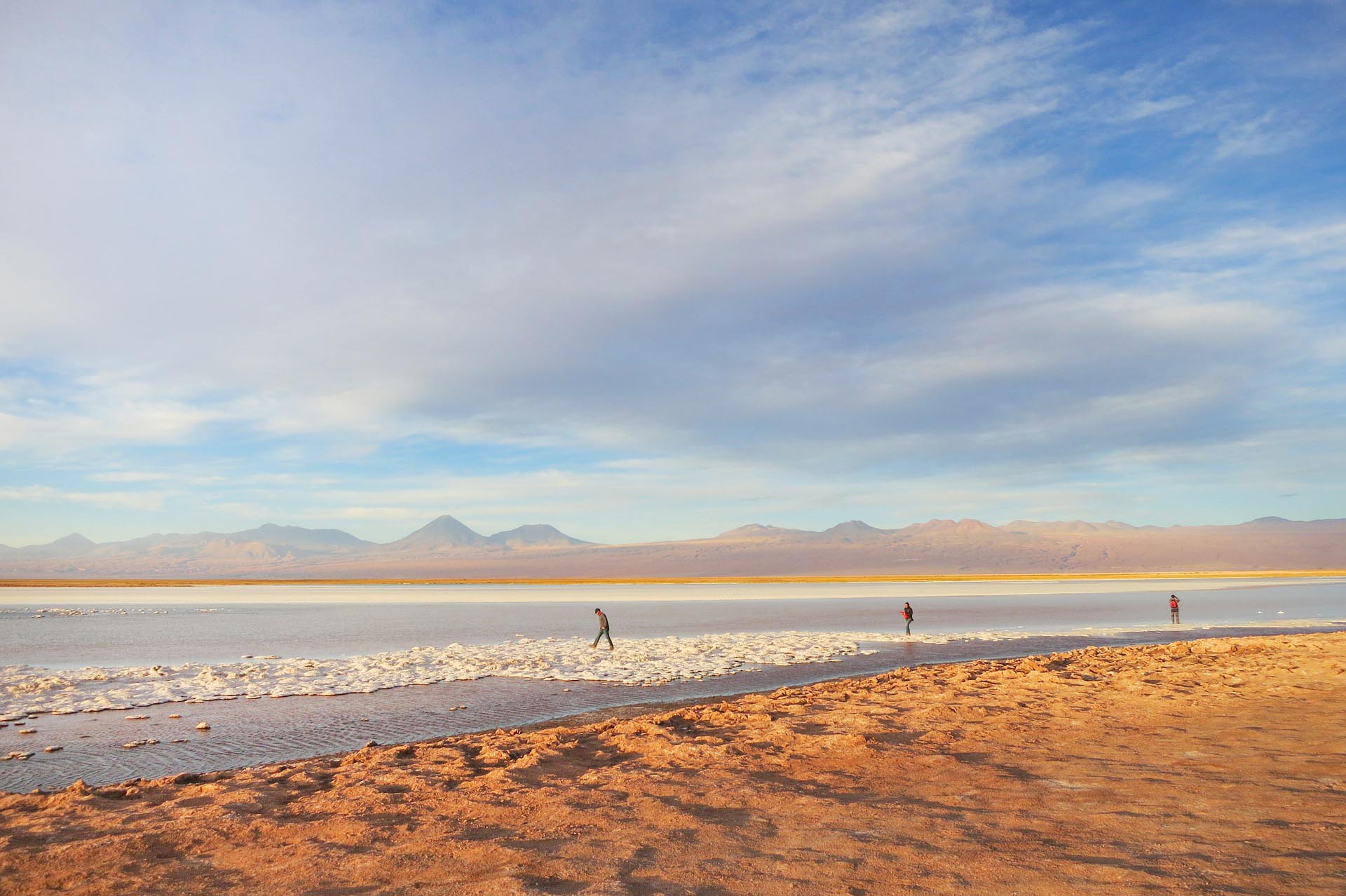 Lago salato Atacama